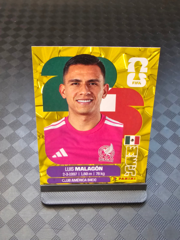 2026 Panini FIFA World Cup Sticker Mexico Gold Crumple Exclusive