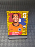 2026 Panini FIFA World Cup Sticker Netherlands Gold Crumple Exclusive