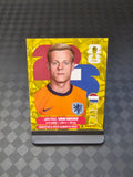 2026 Panini FIFA World Cup Sticker Netherlands Gold Crumple Exclusive