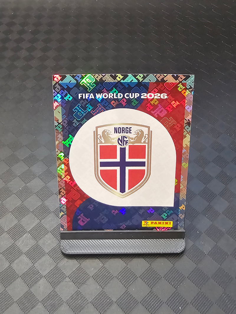 2026 Panini FIFA World Cup Sticker Norway Gold Crumple Exclusive