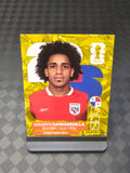 2026 Panini FIFA World Cup Sticker Panama Gold Crumple Exclusive