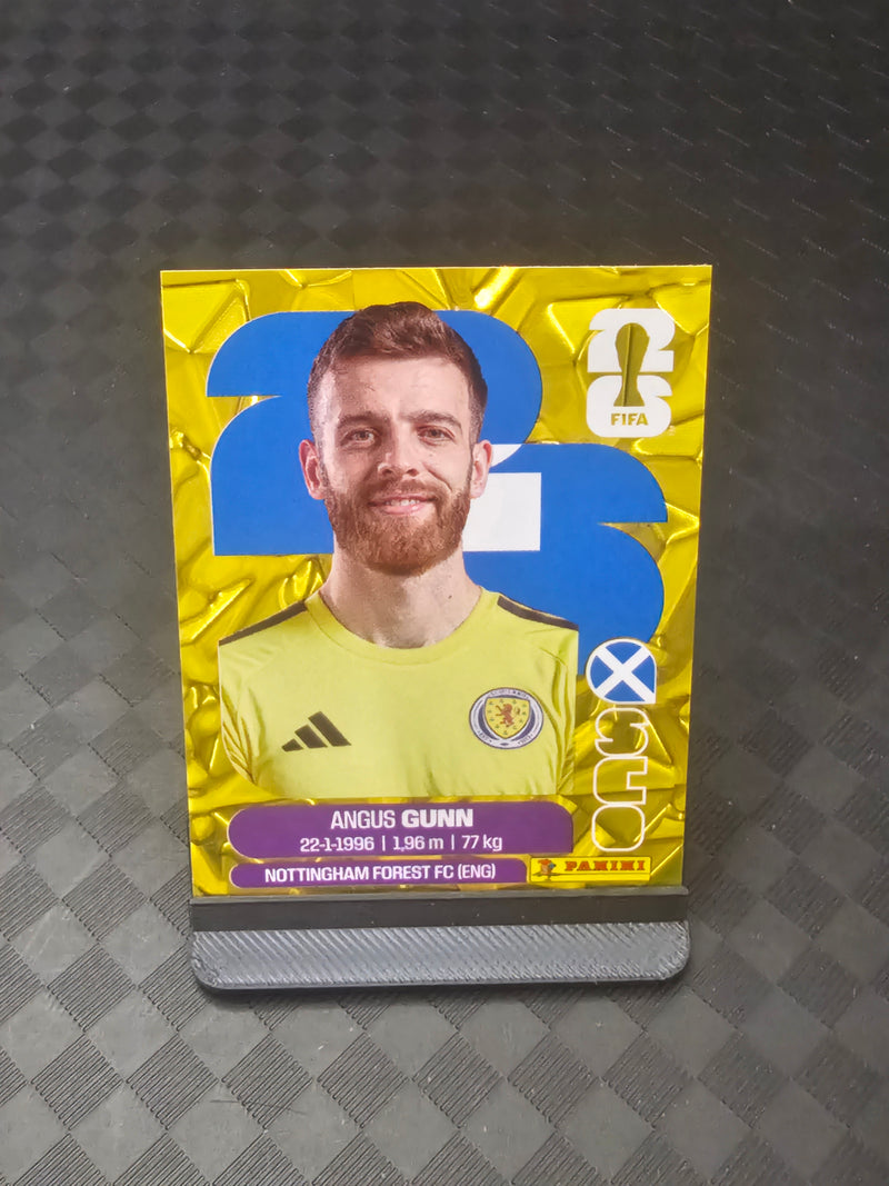 2026 Panini FIFA World Cup Sticker Scotland Gold Crumple Exclusive