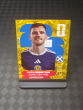 2026 Panini FIFA World Cup Sticker Scotland Gold Crumple Exclusive