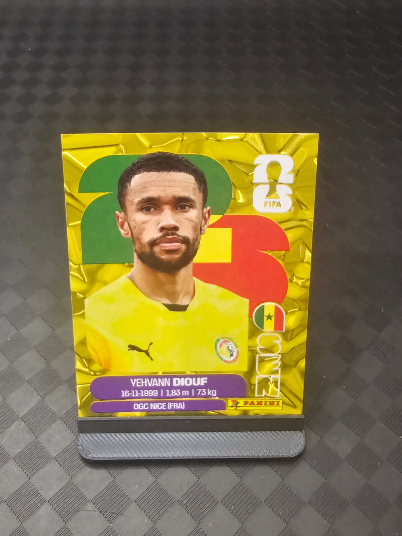 2026 Panini FIFA World Cup Sticker Senegal Gold Crumple Exclusive