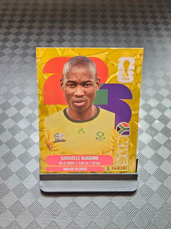 2026 Panini FIFA World Cup Sticker South Africa Gold Crumple Exclusive
