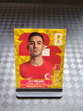 2026 Panini FIFA World Cup Sticker Türkiye Turkey Gold Crumple Exclusive