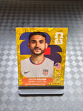 2026 Panini FIFA World Cup Sticker USA Gold Crumple Exclusive