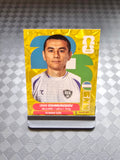 2026 Panini FIFA World Cup Sticker Uzbekistan Gold Crumple Exclusive