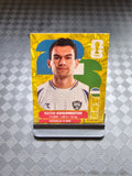 2026 Panini FIFA World Cup Sticker Uzbekistan Gold Crumple Exclusive