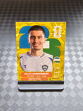 2026 Panini FIFA World Cup Sticker Uzbekistan Gold Crumple Exclusive