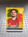2026 Panini FIFA World Cup Sticker Portugal Gold Crumple Exclusive
