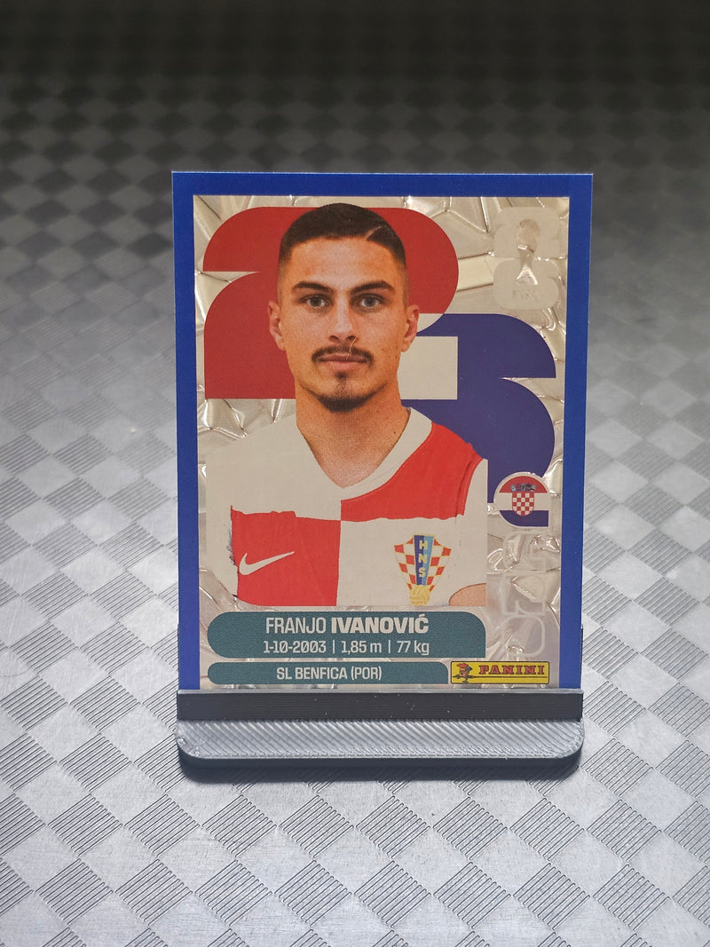 2026 Panini World Cup Sticker Rare Blue Crumple Foil