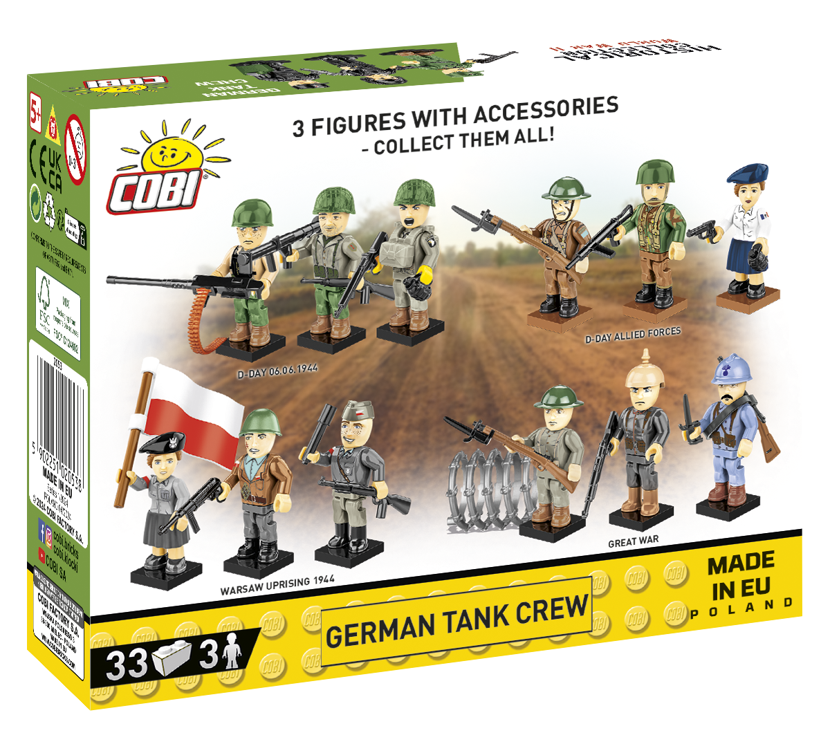 COBI German Tank Crew #2053