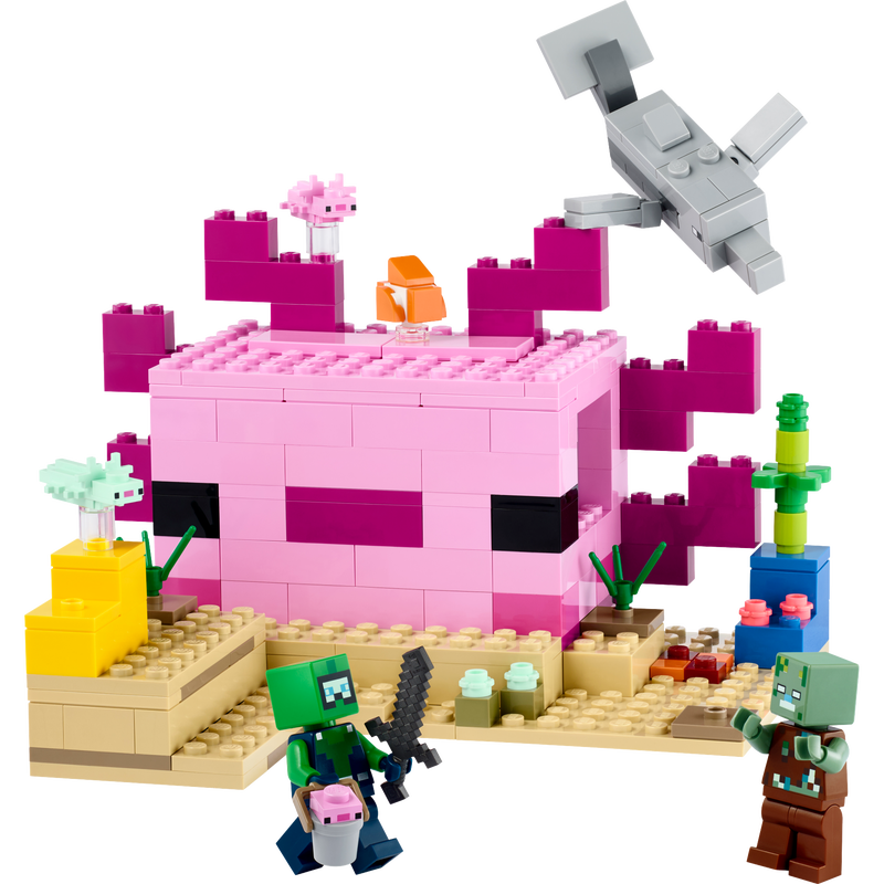 LEGO Minecraft The Axolotl House Set 21247