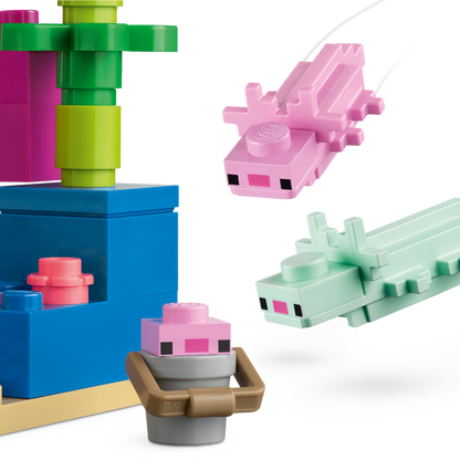 LEGO Minecraft The Axolotl House Set 21247