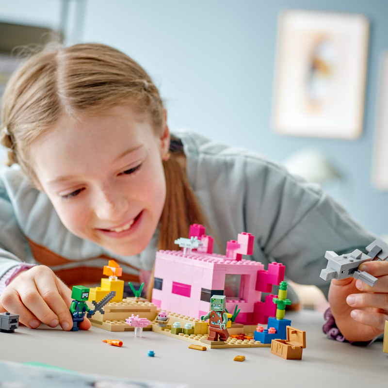 LEGO Minecraft The Axolotl House Set 21247
