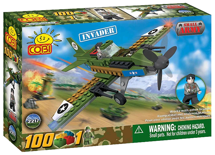 100 Piece Invader Plane