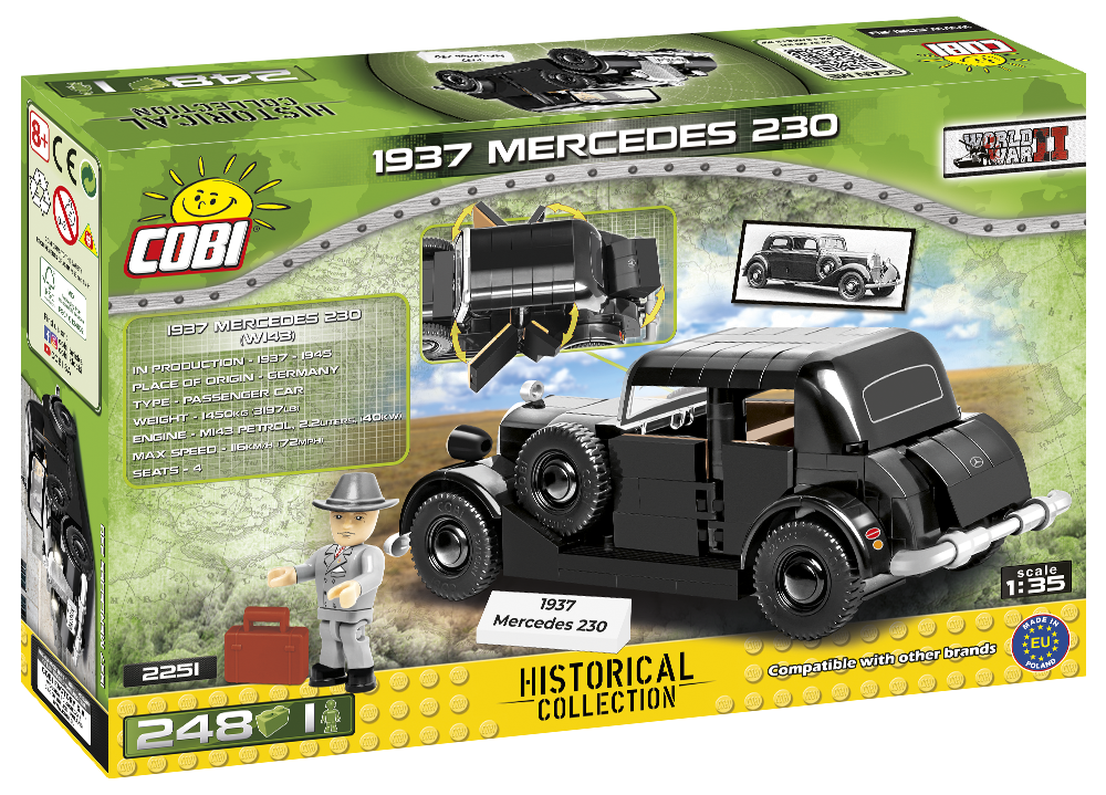 COBI 1937 Mercedes 230 #2251