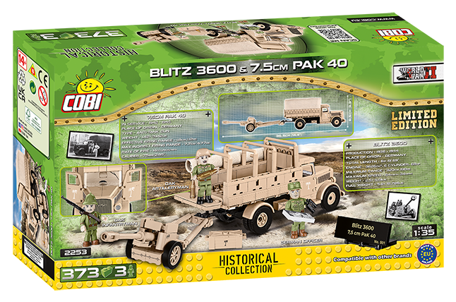 COBI Blitz 3600 & 7,5 cm PaK 40 - Limited Edition #2253