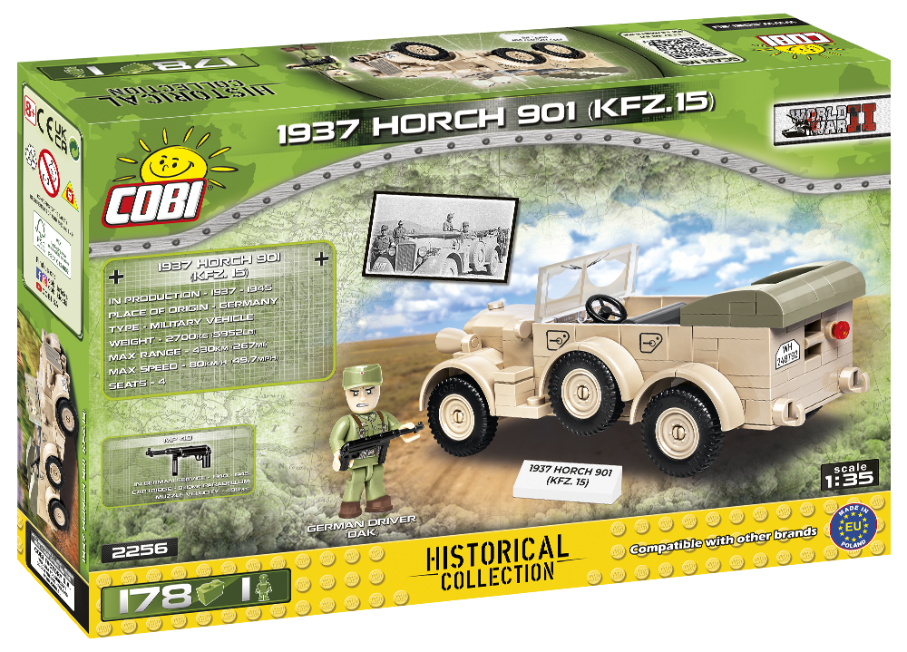 COBI 1937 Horch 901 kfz.15 #2256
