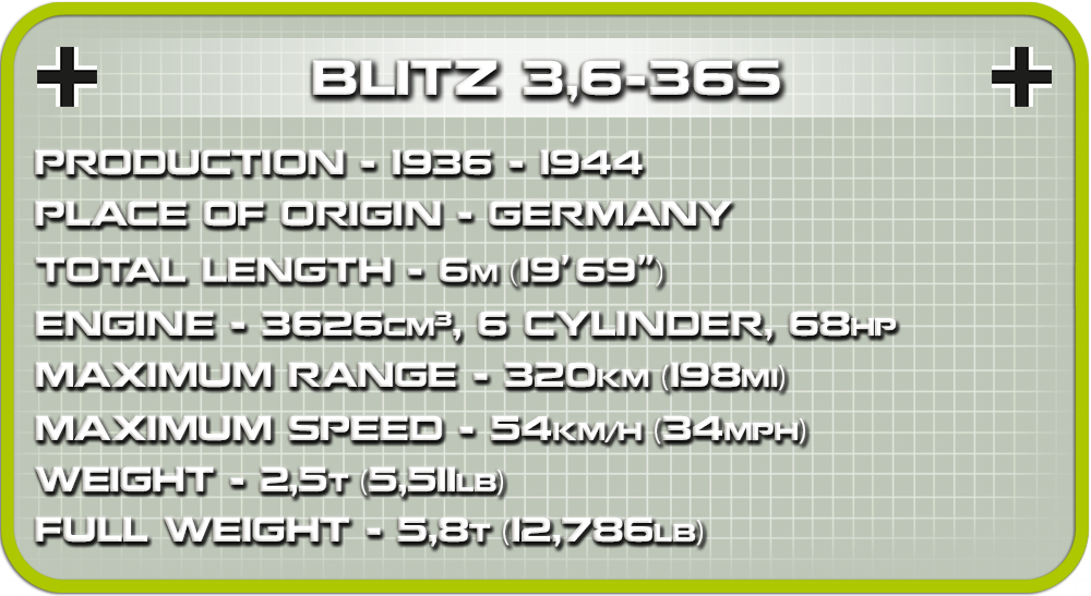 COBI Blitz 3,6-36S #2259