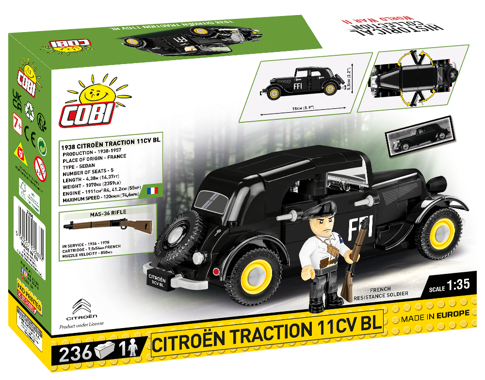 COBI Citroen Traction 11CVBL #2266