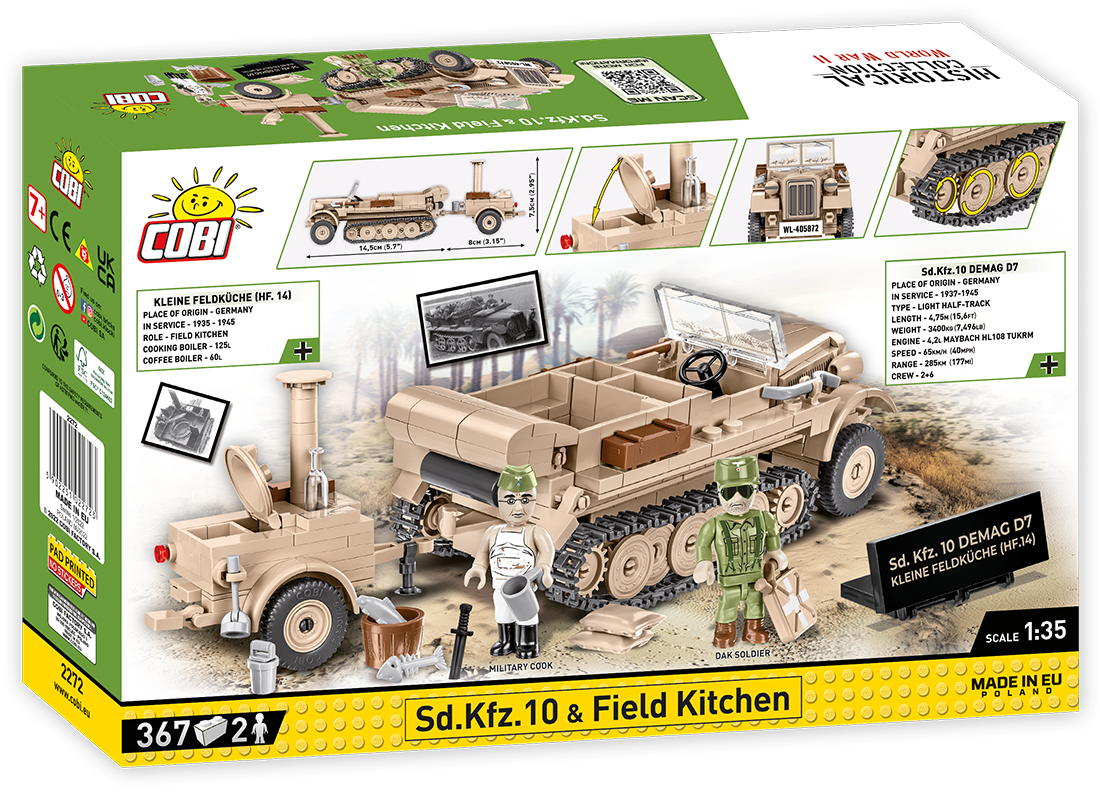 COBI Sd.Kfz 10 - Field Kitchen - Executive Edition #2272