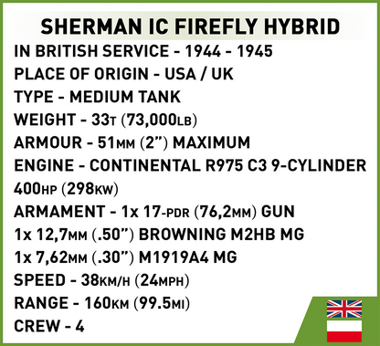 COBI Sherman IC Firefly Hybrid #2276