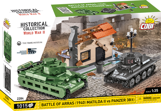 COBI Battle of Arras 1940 Matilda II vs Panzer 38(t) #2284