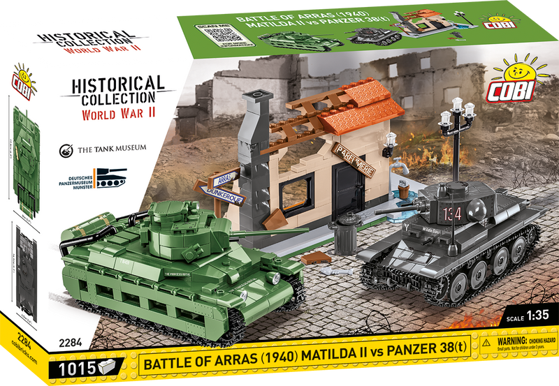 COBI Battle of Arras 1940 Matilda II vs Panzer 38(t) #2284