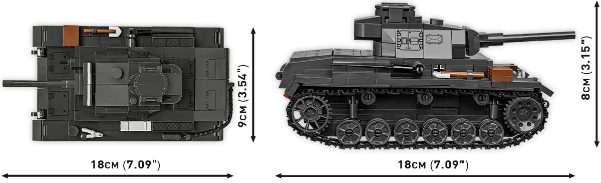 COBI Panzer III Ausf.J #2289