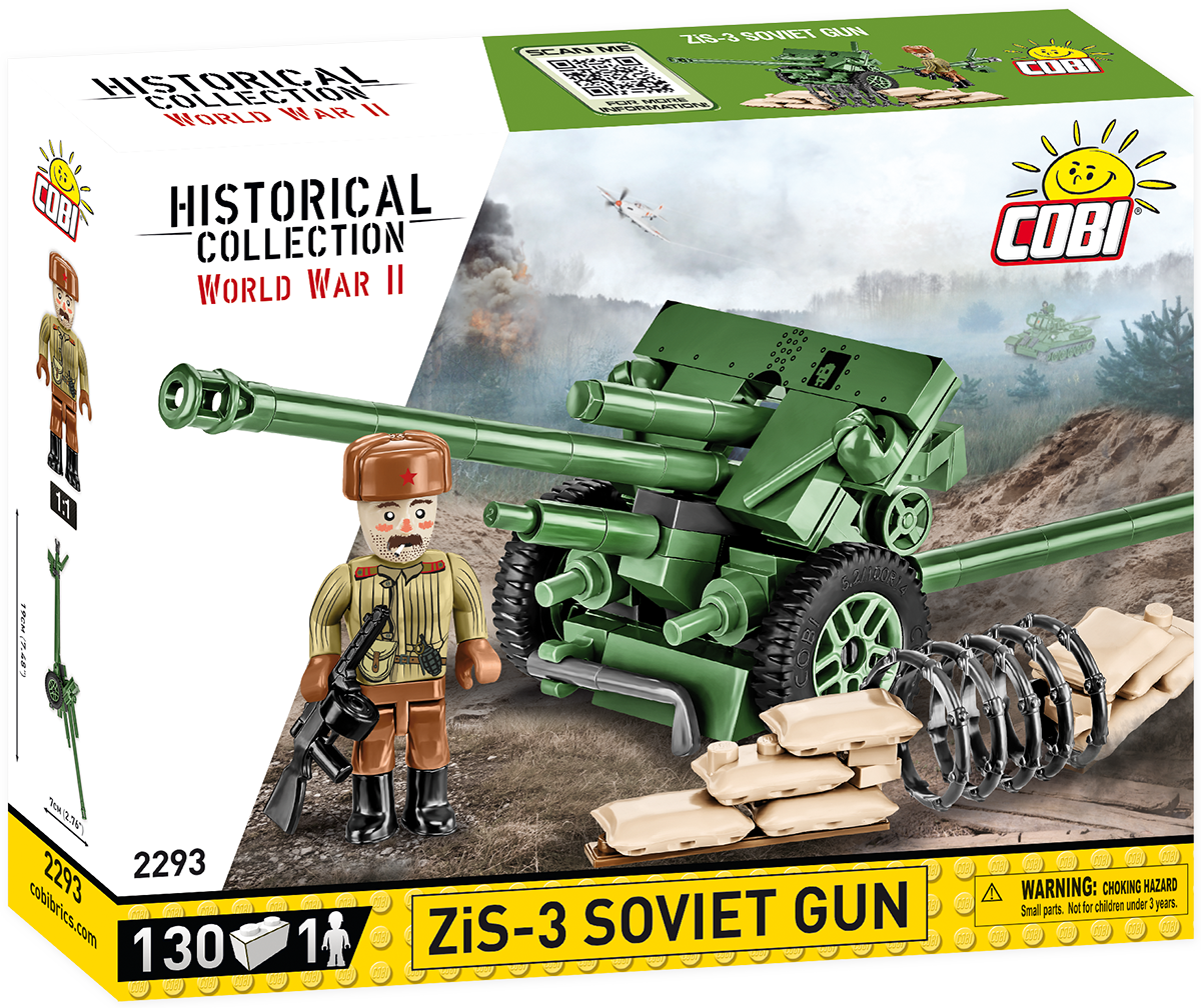 COBI ZiS-3 76 mm Divisional Gun M1942 #2293