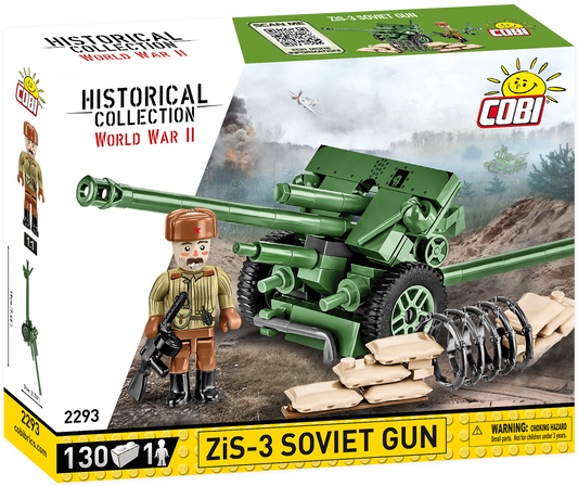 COBI ZiS-3 76 mm Divisional Gun M1942 #2293