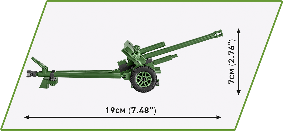 COBI ZiS-3 76 mm Divisional Gun M1942 #2293