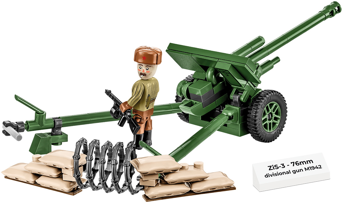 COBI ZiS-3 76 mm Divisional Gun M1942 #2293