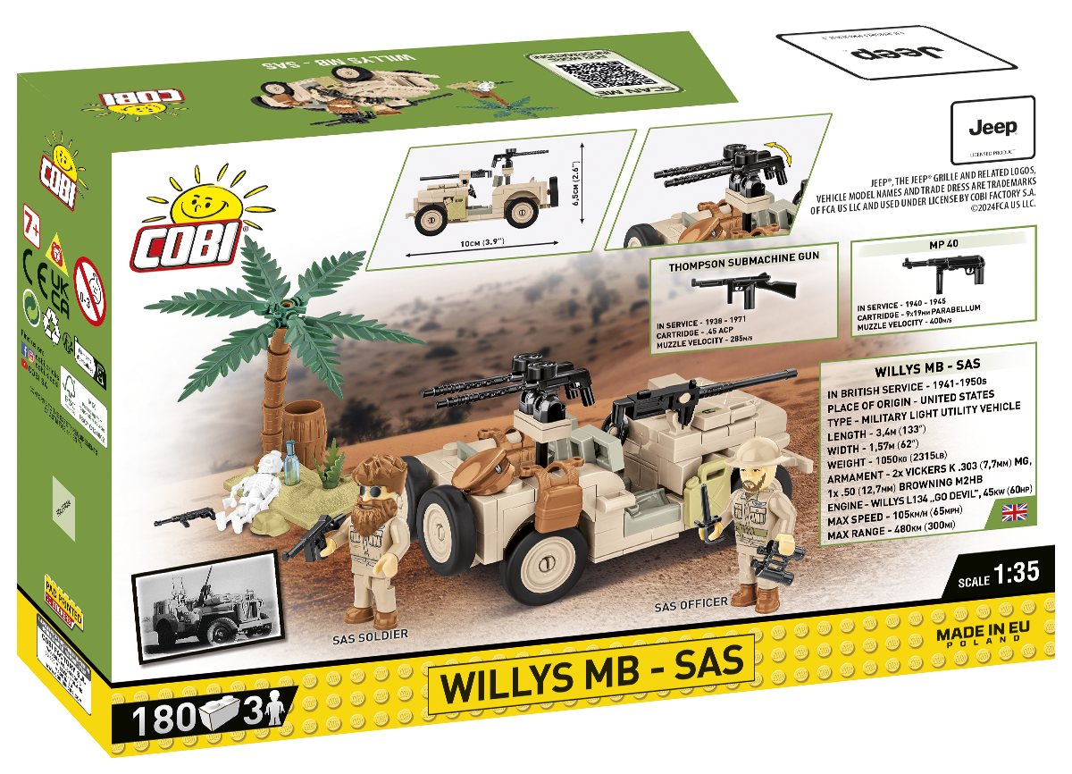 COBI Willys MB-SAS Set 2298