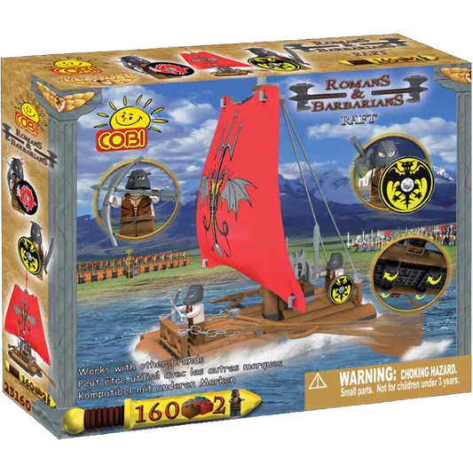 COBI Romans & Barbarians - 160 Piece Raft #23160