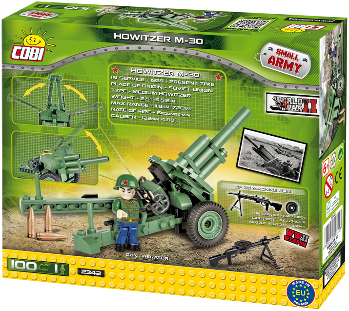 COBI SMALL ARMY HOWITZER M30 Set 2342