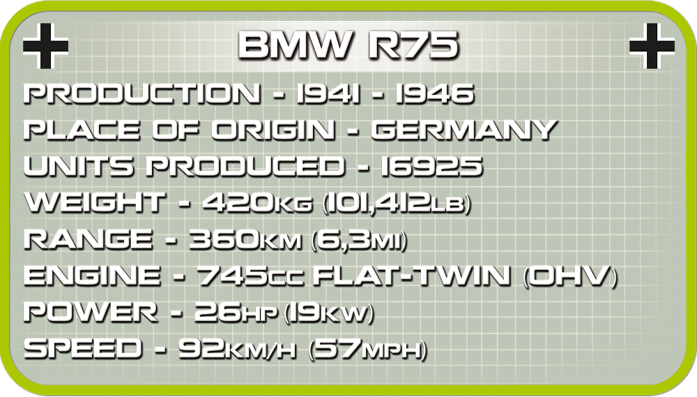 COBI BMW R75 Sahara #2397