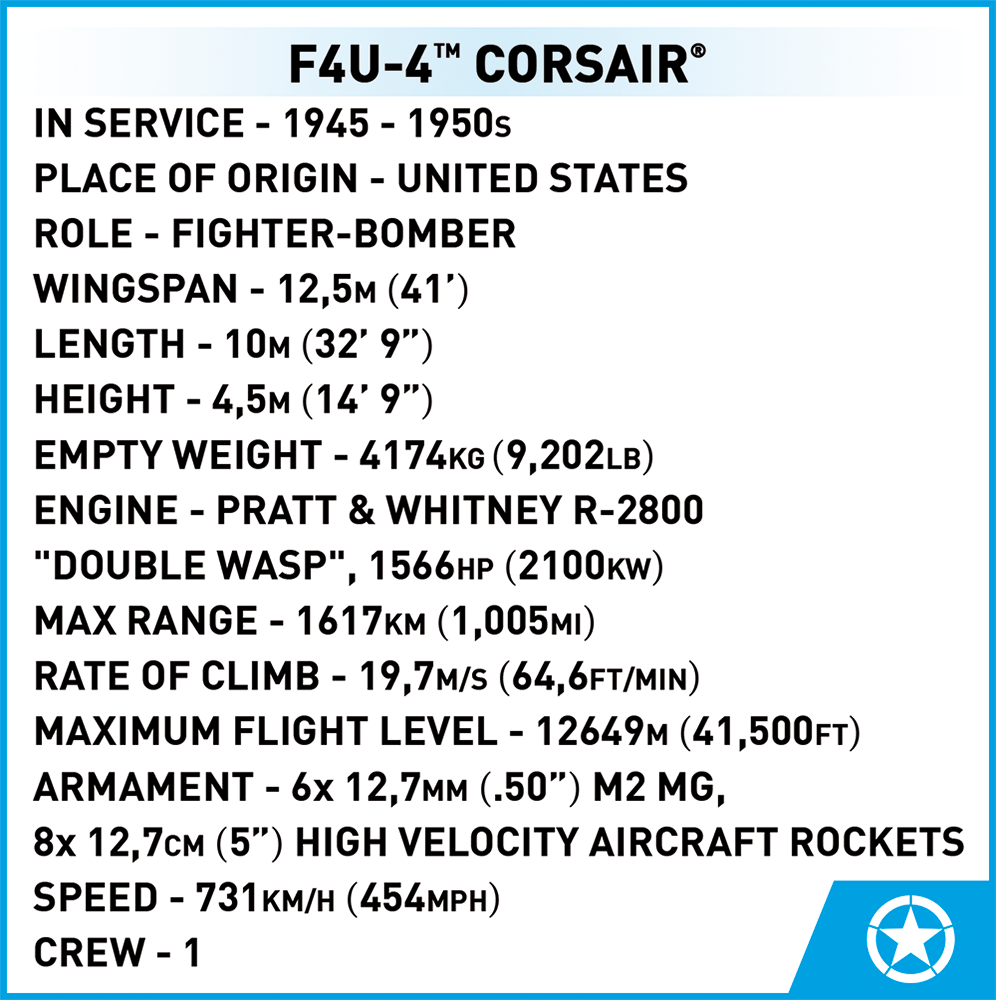 COBI F4U-4 Corsair #2417