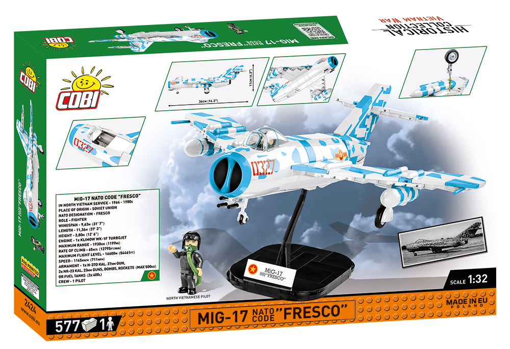 COBI MiG-17 NATO Code "Fresco" #2424