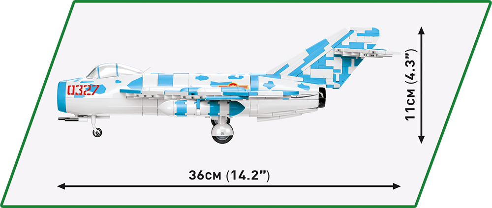 COBI MiG-17 NATO Code "Fresco" #2424