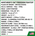 COBI Northrop F-5A Freedom Fighter #2425