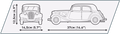 COBI Citroen Traction Avant 11CV 1938 - Executive Edition #24336