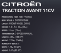 COBI Citroen Traction Avant 11CV 1938 - Executive Edition #24336