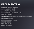 COBI Opel Manta A 1970 - Executive Edition #24338