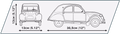 COBI Citroen 2CV Charleston #24341
