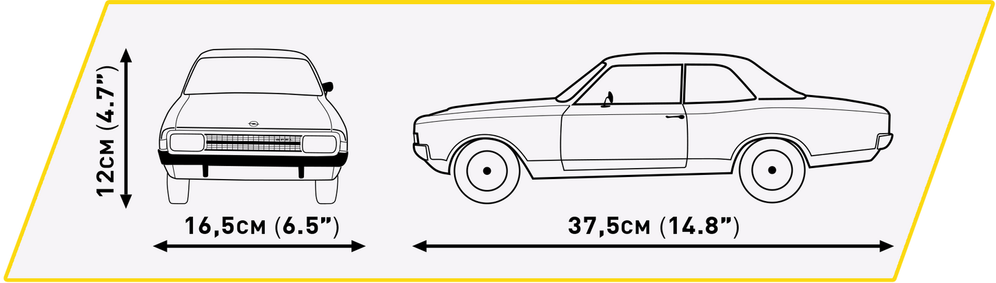 COBI Opel Rekord C Coupe #24345