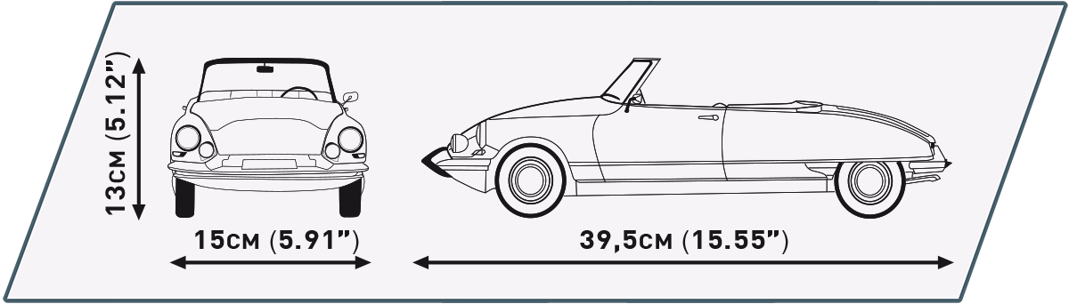 COBI Citroen DS 19 Décapotable 1962 - Executive Edition #24346