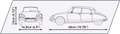 COBI Citroen DS 21 Pallas 1968 #24348